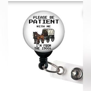 Retractable Reel ID Badge Holder| Humorous | Healthcare Workers